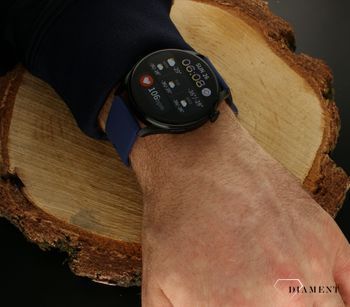 Zegarek Smartwatch Hagen HC22 na granatowym pasku.jpg